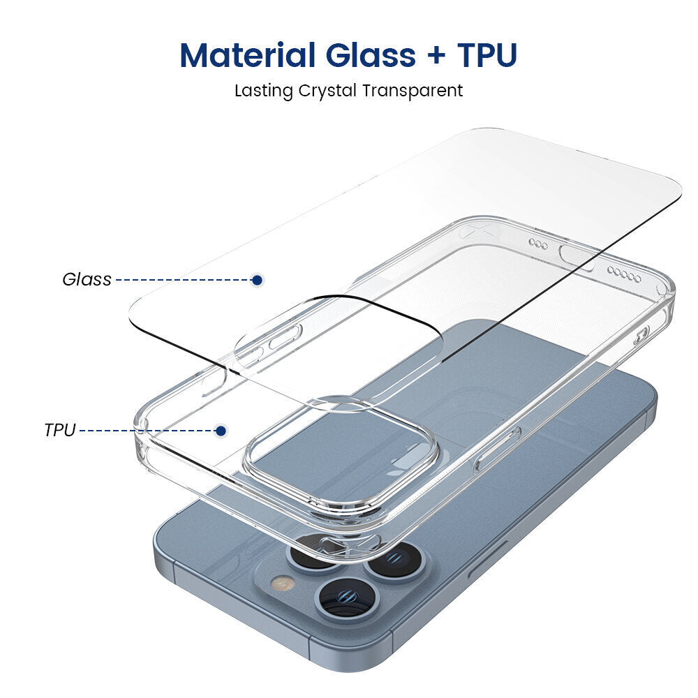 Apple iPhone caurspīdīgs krāsains rāmja maciņš