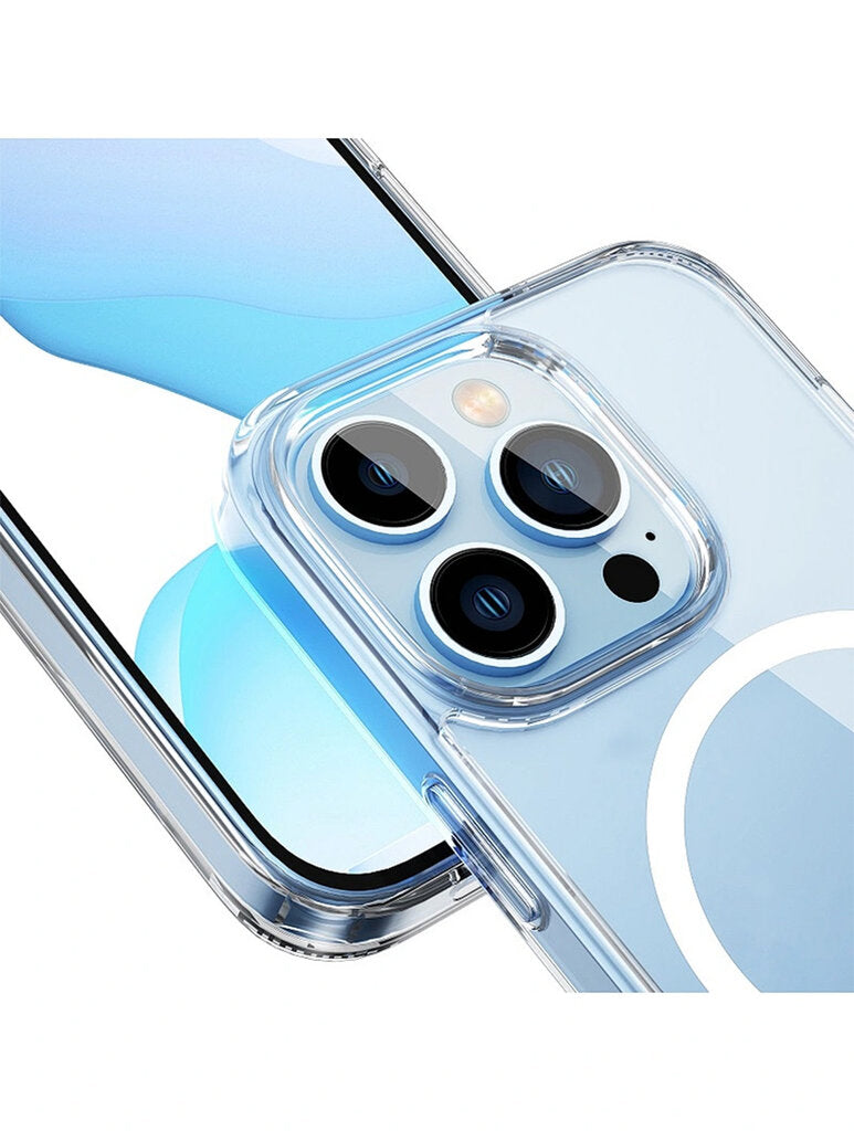 Apple iPhone caurspīdīgs MagSafe maciņš ar statīvu